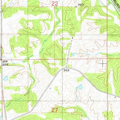 United States Geological Survey Centerville East, IA (1979, 24000-Scale) digital map