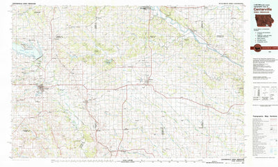 United States Geological Survey Centerville, IA-MO (1981, 100000-Scale) digital map