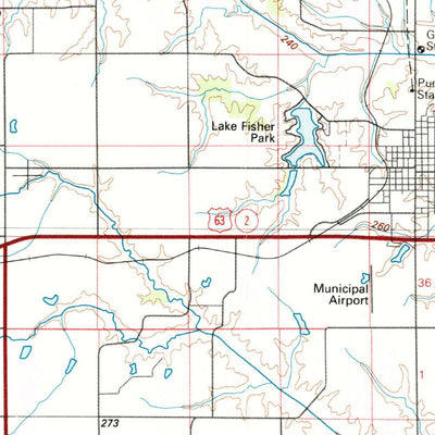 United States Geological Survey Centerville, IA-MO (1981, 100000-Scale) digital map