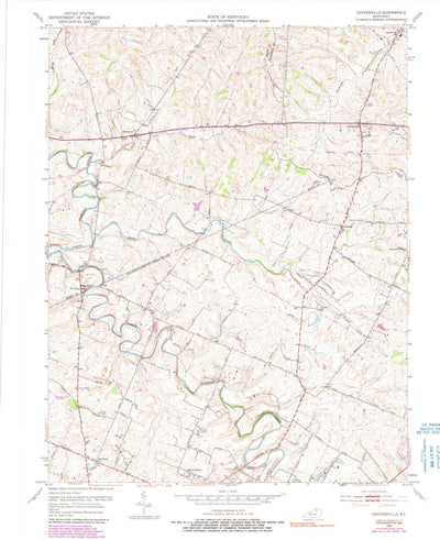 United States Geological Survey Centerville, KY (1954, 24000-Scale) digital map