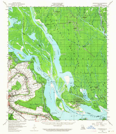 United States Geological Survey Centerville, LA (1959, 62500-Scale) digital map