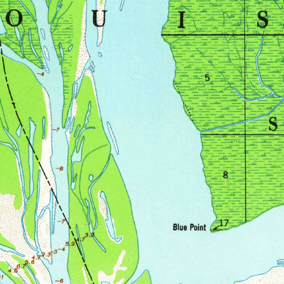 United States Geological Survey Centerville, LA (1959, 62500-Scale) digital map