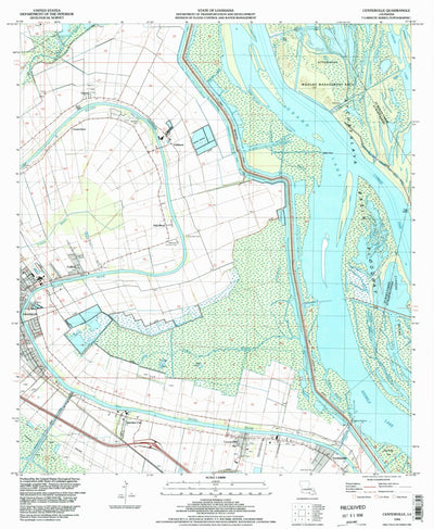 United States Geological Survey Centerville, LA (1994, 24000-Scale) digital map