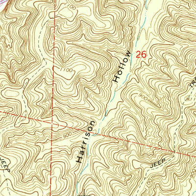 United States Geological Survey Centerville, MO (1968, 24000-Scale) digital map