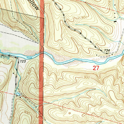 United States Geological Survey Centerville, MO (1999, 24000-Scale) digital map