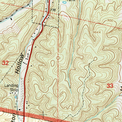 United States Geological Survey Centerville, MO (1999, 24000-Scale) digital map