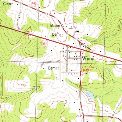 United States Geological Survey Centerville, NC (1978, 24000-Scale) digital map