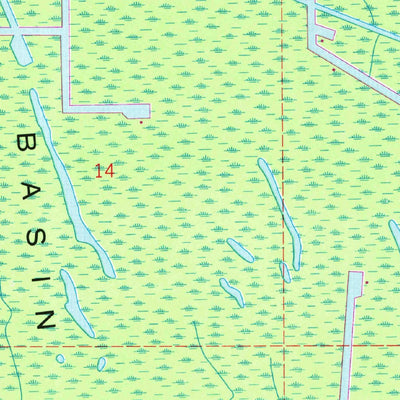 United States Geological Survey Centerville NE, LA (1969, 24000-Scale) digital map