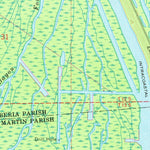 United States Geological Survey Centerville NE, LA (1969, 24000-Scale) digital map