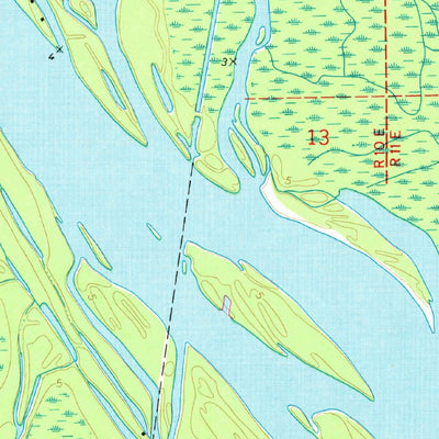 United States Geological Survey Centerville NW, LA (1970, 24000-Scale) digital map