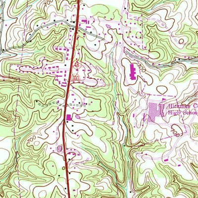 United States Geological Survey Centerville, TN (1952, 24000-Scale) digital map
