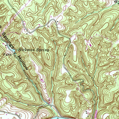 United States Geological Survey Centerville, TN (1952, 24000-Scale) digital map