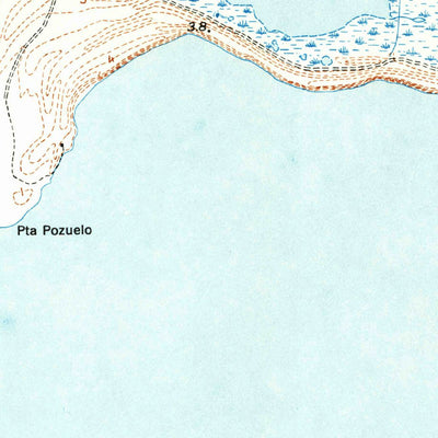 United States Geological Survey Central Aguirre, PR (1945, 30000-Scale) digital map