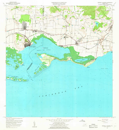 United States Geological Survey Central Aguirre, PR (1960, 20000-Scale) digital map