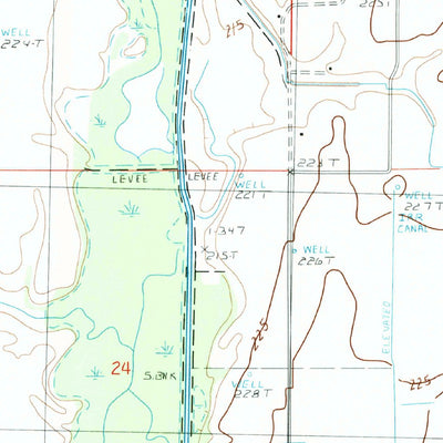 United States Geological Survey Central, AR (1984, 24000-Scale) digital map