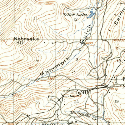 United States Geological Survey Central City, CO (1912, 62500-Scale) digital map