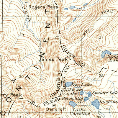United States Geological Survey Central City, CO (1912, 62500-Scale) digital map