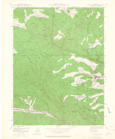 United States Geological Survey Central City, CO (1942, 24000-Scale) digital map