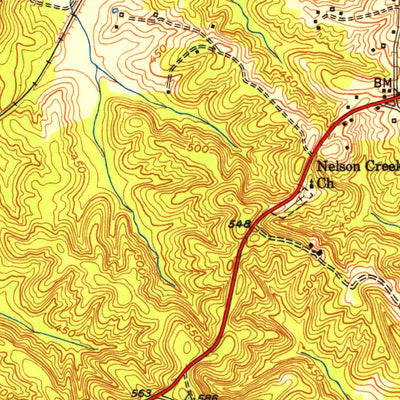 United States Geological Survey Central City East, KY (1953, 24000-Scale) digital map