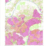 United States Geological Survey Central City East, KY (1963, 24000-Scale) digital map