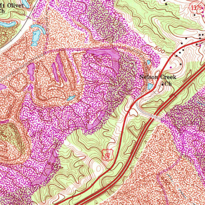 United States Geological Survey Central City East, KY (1963, 24000-Scale) digital map