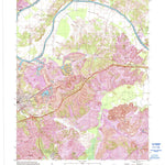 United States Geological Survey Central City East, KY (1997, 24000-Scale) digital map