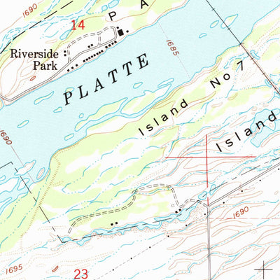 United States Geological Survey Central City East, NE (1962, 24000-Scale) digital map