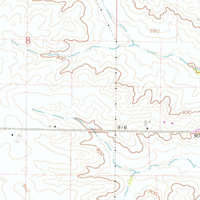 United States Geological Survey Central City, IA (1968, 24000-Scale) digital map