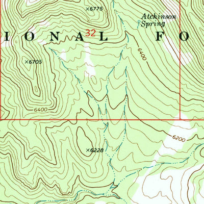 United States Geological Survey Central East, UT (1972, 24000-Scale) digital map