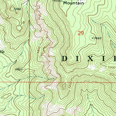 United States Geological Survey Central East, UT (1972, 24000-Scale) digital map