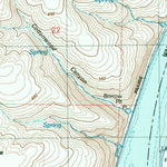 United States Geological Survey Central Ferry, WA (1981, 24000-Scale) digital map