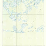 United States Geological Survey Central Isles Dernieres, LA (1950, 31680-Scale) digital map