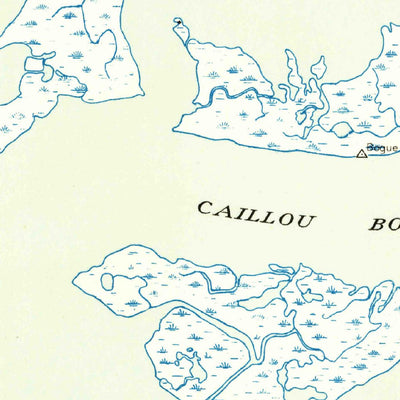 United States Geological Survey Central Isles Dernieres, LA (1950, 31680-Scale) digital map