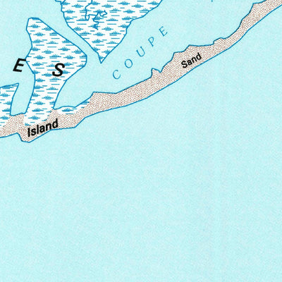 United States Geological Survey Central Isles Dernieres, LA (1994, 24000-Scale) digital map
