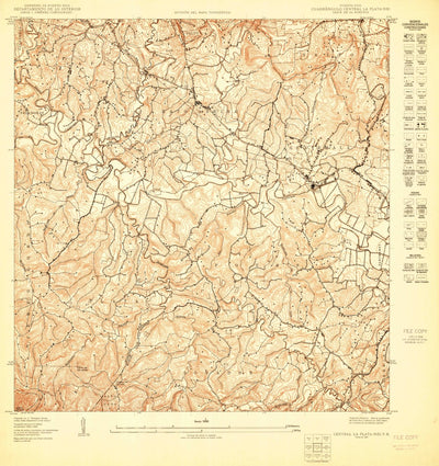 United States Geological Survey Central La Plata NE, PR (1950, 10000-Scale) digital map