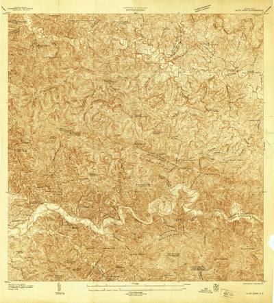 United States Geological Survey Central La Plata, PR (1938, 20000-Scale) digital map