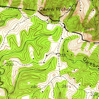 United States Geological Survey Central La Plata, PR (1955, 20000-Scale) digital map
