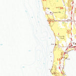 United States Geological Survey Central Lake, MI (1954, 62500-Scale) digital map