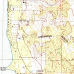 United States Geological Survey Central Lake, MI (1983, 25000-Scale) digital map
