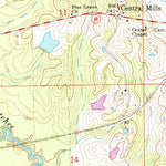 United States Geological Survey Central Mills, AL (1968, 24000-Scale) digital map