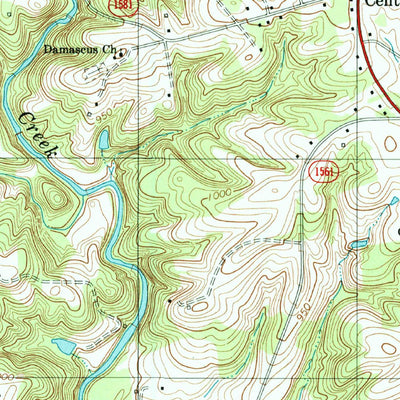 United States Geological Survey Central, NC (1997, 24000-Scale) digital map
