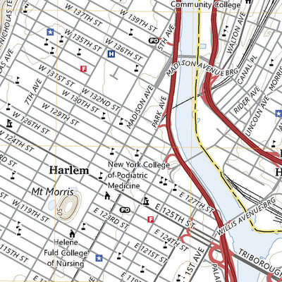 United States Geological Survey Central Park, NY (2023, 24000-Scale) digital map