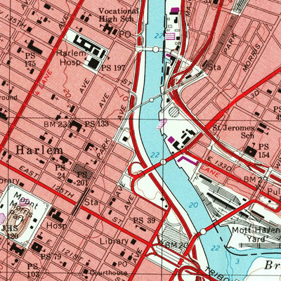 United States Geological Survey Central Park, NY-NJ (1995, 24000-Scale) digital map