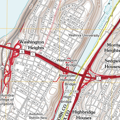 United States Geological Survey Central Park, NY-NJ (2011, 24000-Scale) digital map