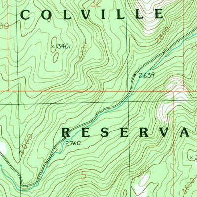 United States Geological Survey Central Peak, WA (1989, 24000-Scale) digital map