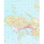United States Geological Survey Central Saint Thomas, VI (1955, 24000-Scale) digital map