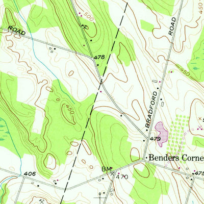 United States Geological Survey Central Square, NY (1956, 24000-Scale) digital map