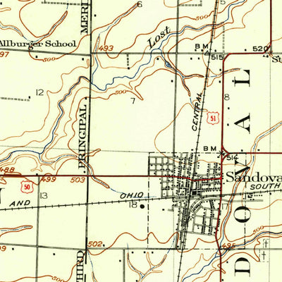 United States Geological Survey Centralia, IL (1935, 62500-Scale) digital map