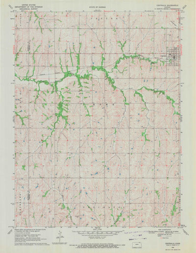 United States Geological Survey Centralia, KS (1969, 24000-Scale) digital map