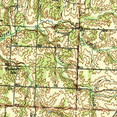 United States Geological Survey Centralia, MO (1945, 62500-Scale) digital map